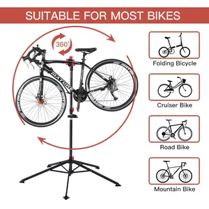 Estante de carga para bicicleta, portaequipajes trasero ajustable universal para bicicleta, portaequipajes de liberación rápida