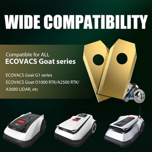 Lames de tondeuse robotisée en acier inoxydable, vente directe d'usine, compatibles avec la tondeuse robot Ecovacs Goat - Product Image 4