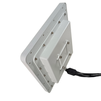 Lector RFID UHF PoE de 8m con RS232, RS485, TCP/IP, Material ABS, Módulo IMPINJ E710, Alcance de 0-20m para Gestión de Estacionamientos y Vehículos