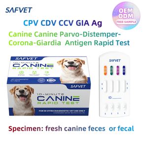 Prueba Rápida Combinada 4 en 1 para Parvovirus Canino CDV/CPV/GIA/CCV, Kit de Prueba de Antígeno para Moquillo y Gia para Hospitales/Clínicas Veterinarias - Product Image 3