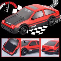 Voitures de course RC Drift Jouets Nouvelle voiture RC pour enfants Véhicule télécommandé 1:24 Simulation de charge 4 roues motrices Voiture de course Drift Modèle de jouets