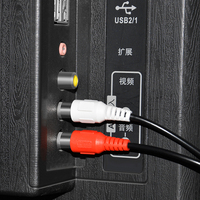 Prêt à expédier 3.5mm vers 2RCA Câble auxiliaire Câble audio RCA Mâle vers Mâle Câble répartiteur AV