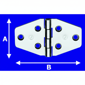 AL854IN4070 aldege 304 in acciaio inox cerniera per mobili nautici officine bagni Kitchens-40x70mm - Product Image 1