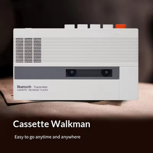 Lettore e Registratore di Cassette Walkman con Jack per Cuffie Integrato per Riproduzione in Stile Retrò, Altoparlante Wireless per Esterni - Product Image 4