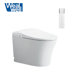 WC intelligent certifié Watermark avec indicateur, couvercle à ouverture automatique, télécommande, siège chauffant, siphon YC318GE - Product Image 4