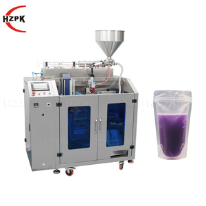 เครื่องบรรจุ HZPK สำหรับแชมพู ซอสมะเขือเทศ น้ำผึ้ง น้ำมันพืช โยเกิร์ต บรรจุภัณฑ์แบบซิปล็อค ถุงตั้งได้สำเร็จรูป เครื่องบรรจุและปิดผนึก - Product Image 1