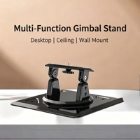 Support de projecteur en plastique, support multifonctionnel à rotation à 360 degrés, mini projecteur portable, support de table de bureau, support de plafond.