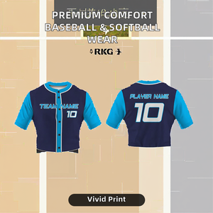 Conjuntos Deportivos de Béisbol y Sóftbol al por Mayor, de Alta Calidad, Transpirables, Cómodos, de Talla Grande, Ligeros, 100% Poliéster, en Varios Colores - Product Image 2