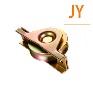 Bloc <span class=keywords><strong>de</strong></span> plomb universel robuste à roulement unique pour porte coulissante, clôture, Support inférieur <span class=keywords><strong>de</strong></span> porte, roue à roulettes, poulie à roulettes - Product Image 3