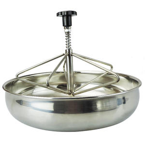 25 centimetri In acciaio inox maiale depressione suina <span class=keywords><strong>hog</strong></span> maialino mangiatoia alimentazione animale - Product Image 3