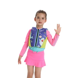 Custom safety PVC inflatable children swim vest kids swim life jacket other outdoor toys & structures