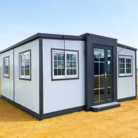 Casas Contenedor Expandibles, Montaje Rápido, Gran Espacio, Dormitorios y Oficinas para Obras de Construcción