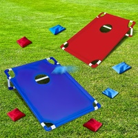 Juego de Cornhole con 12 Bolsas de Arena y Tableros, Juego Portátil para Patio, Playa y Jardín, Caja de Regalo Perfecta para Niños y Adultos