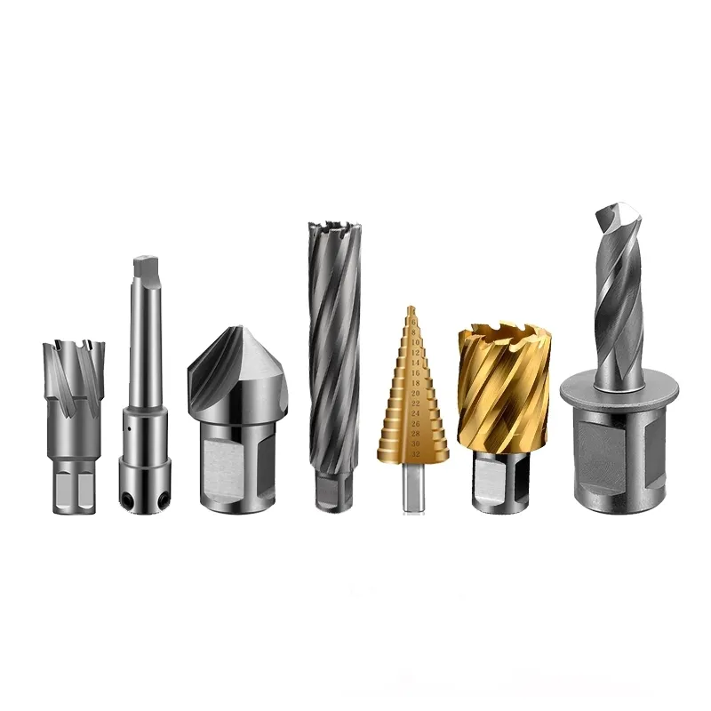 EJ Factory Custom Hardened Stainless Steel Step Drill Chuck Bits Sets Carbide Tipped Annular Cutter