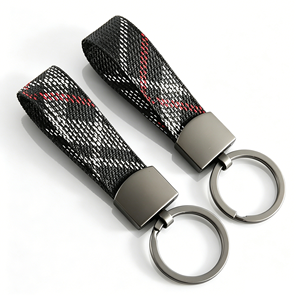 Porte-clés de voiture en ruban de nylon Oxford de haute qualité pour Benz Audi BMW Volkswagen, porte-clés en sangle, pendentif universel - Product Image 3
