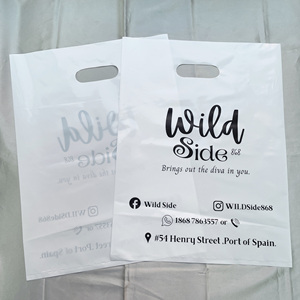 Bolsa de Compras Ecológica con Logotipo Personalizado del Fabricante, Bolsa de Plástico Portátil con Asa para Llevar Comida - Product Image 2