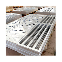 Panneaux décoratifs en métal Panneau de clôture en aluminium découpé au laser Panneau de façade en aluminium CNC