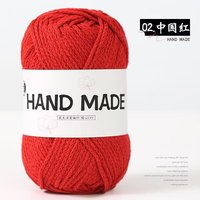 Grosir benang campuran tebal Medium empat lapis katun susu Combed DIY Kit Crochet untuk rajutan tangan tenun syal boneka penggunaan