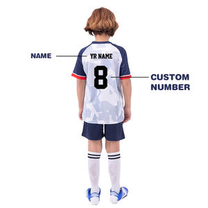 बच्चों के लिए त्वरित सूखी अमेरिकी फुटबॉल जर्सी के लिए बच्चों की शीर्ष गुणवत्ता सॉकर वर्दी अमेरिकी डिजिटल प्रिंटिंग बाल फुटबॉल जर्सी - Product Image 3