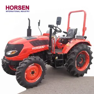 Horsen FL 55hp Mesin Traktor 554 4wd Traktor 4X4 Pertanian Menengah 4wd Traktor untuk Pertanian Buatan Cina Oleh Horsen