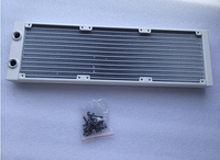 Radiateur d'ordinateur en aluminium pour refroidissement par eau, blanc, 120 mm, 240 mm, 360 mm, avec montage standard, électronique intelligente