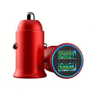 Cargador de Coche con Carga Rápida 3.0, Mini Cargador de Coche de 30 W y 4.8 A, Metálico, con Dos Puertos USB, Adaptador de Carga Rápida 3.0 para <span class=keywords><strong>iPhone</strong></span> <span class=keywords><strong>11</strong></span>/XR/Xs/Max/X/8/7 - Product Image 2