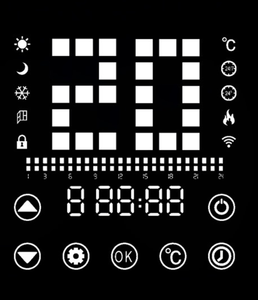 Panel calefactor eléctrico de vidrio para el hogar, panel calefactor inteligente con wifi, montado en la pared, Ahorrador de energía, para invierno - Product Image 3