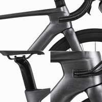 Nueva Bicicleta de Carretera R10pro de Fibra de Carbono 700C Aero con Frenos de Disco Hidráulicos SENSAH 2*11 Velocidades, Cableado Interno y Eje Pasante, 9.3KG