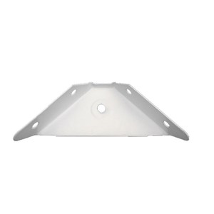 Support mural triangulaire en acier laminé à froid, grande taille, pour armoire, finition peinture blanche, pour étagère murale - Product Image 4
