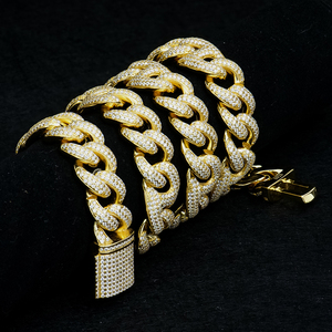 Miamicuban chuỗi <span class=keywords><strong>Pig</strong></span> mõm phong cách Iced ra 925 sterling Silver vvs DEF moissanite Cuban liên kết chuỗi hiphop trang sức cho bạn trai - Product Image 3