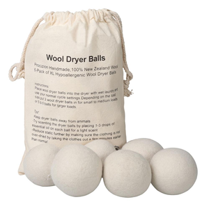 Bolas de <span class=keywords><strong>Secadora</strong></span> de Lana de Nueva Zelanda 100% Naturales con Logotipo Personalizado, Bolas de Fieltro Reutilizables <span class=keywords><strong>para</strong></span> Lavandería - Product Image 4