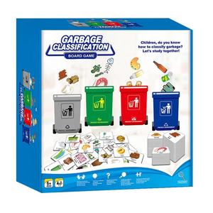 Minicubo de basura de plástico ecológico para niños, juguete educativo de clasificación de basura, cubo de basura, juego de mesa, gran oferta - Product Image 6