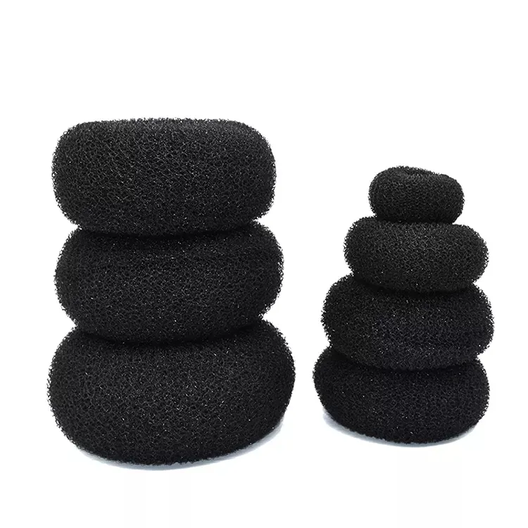 Wholesale Fashional Style Bun Hair Accessories Nylon Large Hair Donut Round Bun for Women