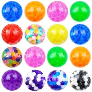 Custom Decompression Water Bead Squeeze and Play 4.2Cm Grape Style Stress - Relief <b>Squeezing</b> <b>Balls</b>, Fidget Toy - Product Image 5