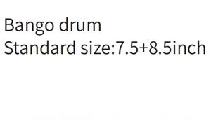 Fabricante directo al por mayor precios <span class=keywords><strong>Bongo</strong></span> Drum 7,5 pulgadas con instrumentos de tambor de mano de madera de 8,5 pulgadas - Product Image 2