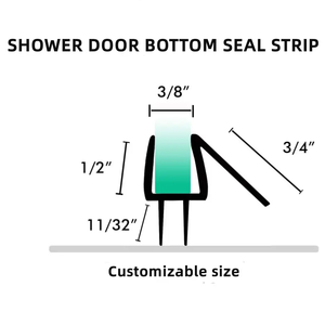 <span class=keywords><strong>Porte</strong></span> <span class=keywords><strong>de</strong></span> <span class=keywords><strong>douche</strong></span> sans cadre balayage verre écran <span class=keywords><strong>porte</strong></span> <span class=keywords><strong>de</strong></span> <span class=keywords><strong>douche</strong></span> <span class=keywords><strong>joint</strong></span> inférieur - Product Image 3