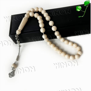 Résine Ambre <span class=keywords><strong>Arabe</strong></span> Tasbih Tesbih Islamique 10mm33pcs Perles de Prière Musulman Islam Subha Sebha Worry Perles Allah Mohammed Ramadan Chapelet - Product Image 6