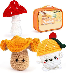 Ensemble de crochet de bricolage amusant jouet au crochet plantes en <span class=keywords><strong>pot</strong></span> fleurs ensemble de tricot avec tutoriel d'apprentissage cadeau de tricot pour les débutants - Product Image 6