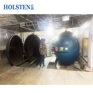 Full automatic industrial autoclave vulcanizer for rubber sheet
