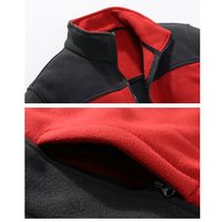 OEM ODM Individuelles Logo Unisex Klassische Polartec Softshell Winter Outdoor Fleecejacke mit durchgehendem Reißverschluss für Herren