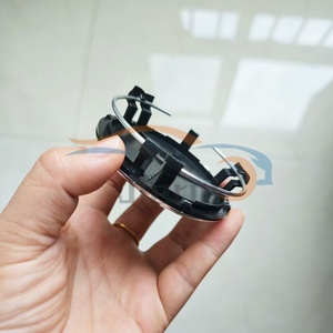 Cache-moyeu de roue modifié de 75 mm, plaqué argent, noir, <span class=keywords><strong>gris</strong></span>, avec logo pour W204 W221 W205 - Product Image 2