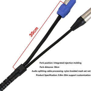 Shannon khuếch đại công suất trộn giao diện điều khiển chù<span class=keywords><strong>m</strong></span> với 3x2.5 vuông <span class=keywords><strong>m</strong></span>àu xanh trắng DMX512 Cá<span class=keywords><strong>p</strong></span> tín hiệu ánh sáng sân khấu â<span class=keywords><strong>m</strong></span> thanh & Video Cá<span class=keywords><strong>p</strong></span> - Product Image 5