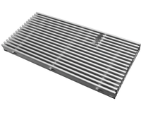 Grilles de sol carrées en aluminium et plastique réglables pour CVC, avec registres ouverts sans cadre