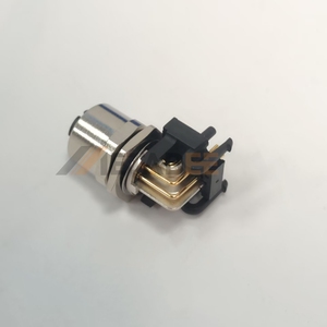 Conector M12, código X, conector hembra de montaje en PCB de ángulo recto de 8 pines - Product Image 2