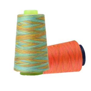 Melhor Qualidade Preço Barato Diferentes Cores 40/2 100% Poliéster Computer Embroidery Thread Para Bordado Máquina de Costura