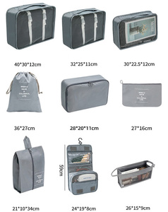 2024 mới thiết kế thời trang 8-Set xách tay treo túi lưu trữ với dây kéo đóng cửa bán buôn mỹ phẩm du lịch tổ chức Trung Quốc - Product Image 6