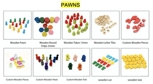 Bộ Trò Chơi Cờ Vua Búp Bê Cờ Bàn Đồ Chơi Cầm Đồ Bằng Gỗ Bộ Đồ Chơi Phụ Kiện Trung Quốc <span class=keywords><strong>Ludo</strong></span> Tự Làm - Product Image 5