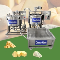Machine à presser et à mouler le fromage de chèvre, la mozzarella, le halloumi et la margarine, capacité 100-1000 litres