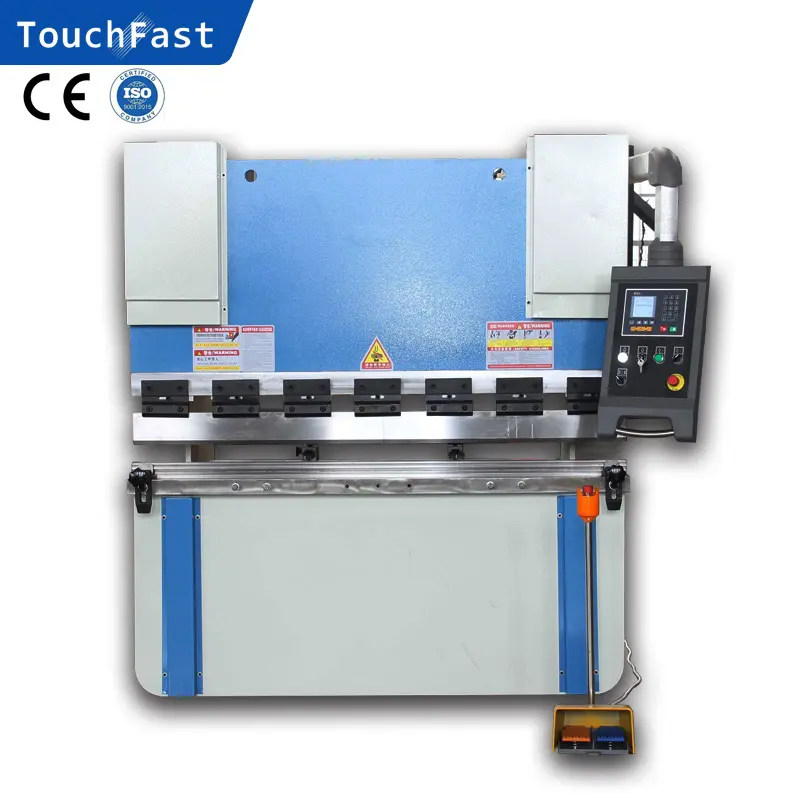 Touchfast WC67Y/K 40T 1600mm mesin bending OK pelat hidrolik Cnc baja karbon tipe Mini bra tekan hidrolik kecil