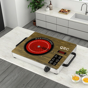 Xách Tay Bền Gốm Thủy Tinh Duy Nhất Burner Điện Đung Với Cảm Ứng Sưởi Ấm Tấm Được Xây Dựng Trong Cài Đặt Hồng Ngoại Nồi - Product Image 2